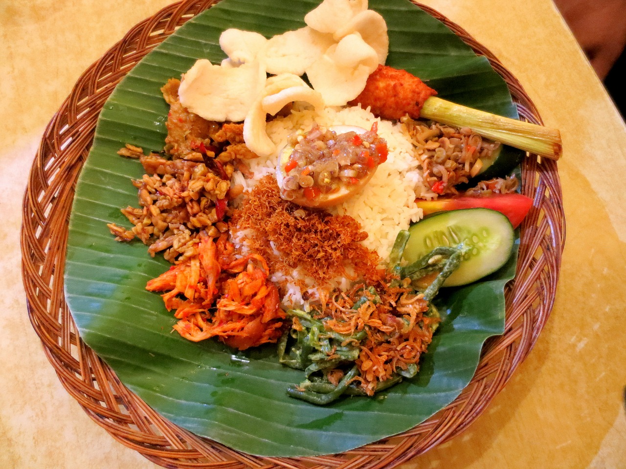 Tradičné Indonézske jedlo